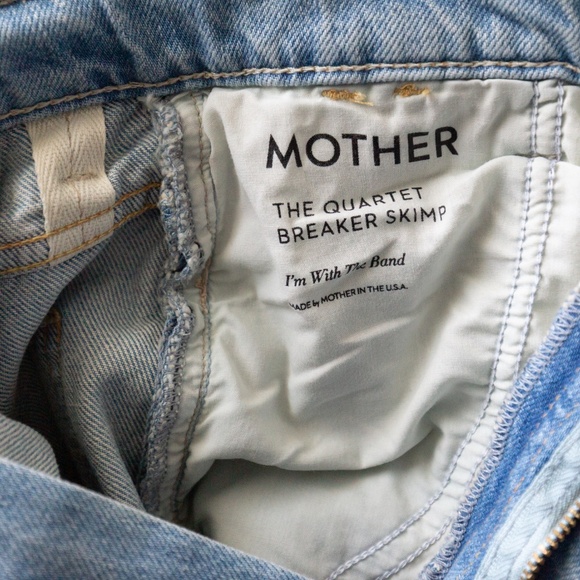 MOTHER Denim The Quartet Breaker Skimp Jeans - Size 25 (NWT, $258 Retail) - Picture 13 of 14